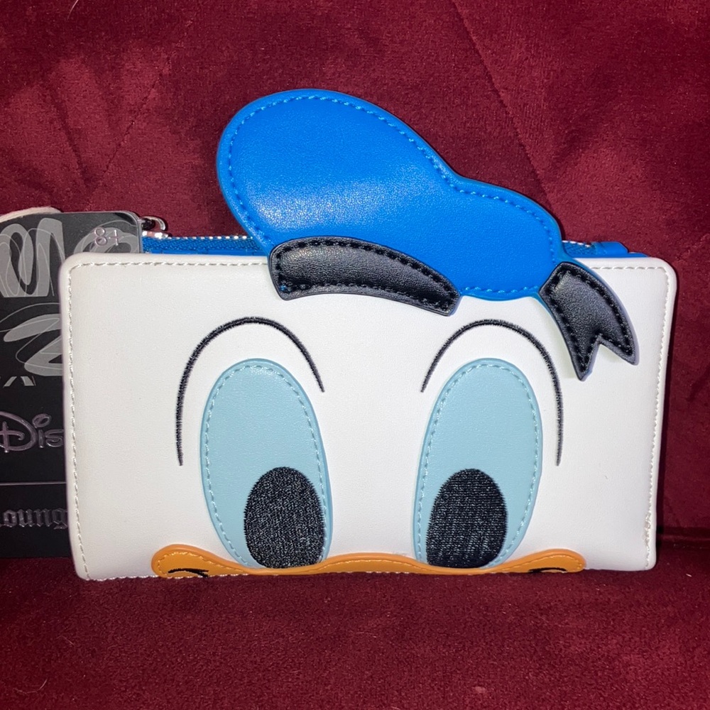 Loungefly NWT Disney Donald Duck Cosplay wallet